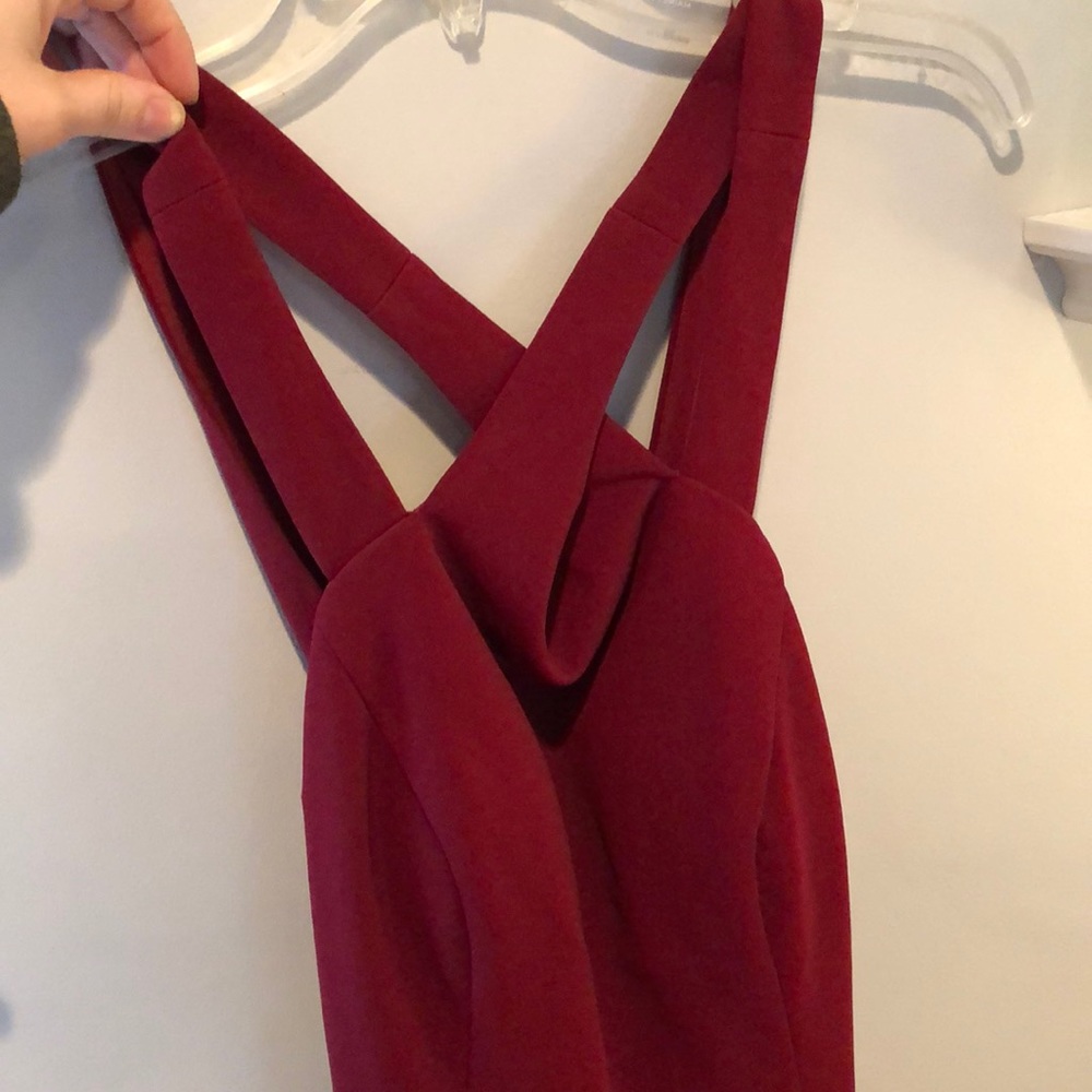 Crimson cocktail dress - Picture 4 of 4